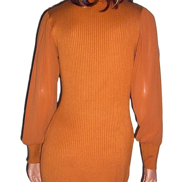 Emma & Posh Bronze Sweater Dress M - Picture 5 of 7
